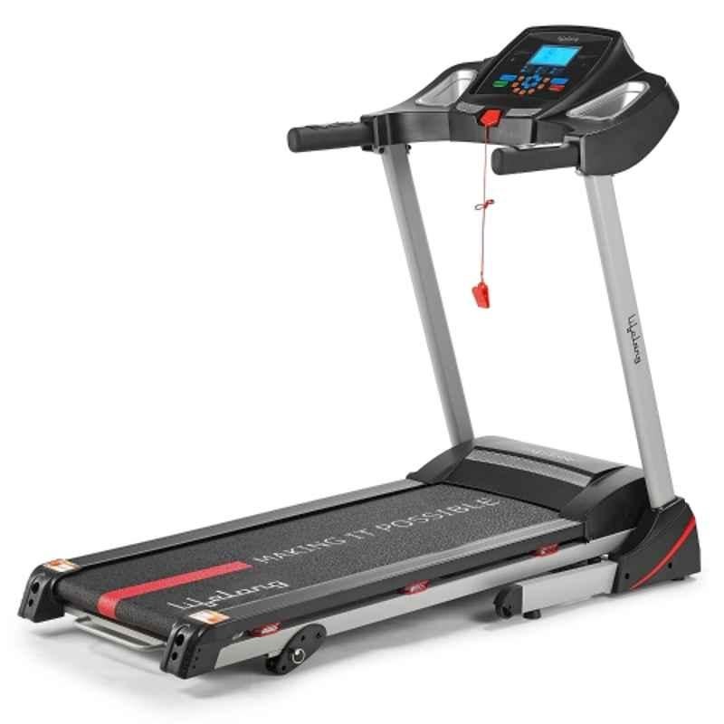 Lifelong Fit Pro 4.5HP Peak Motorised Treadmill with LCD Display with Heart Rate Sensor, Manual Incline & Speaker, LLTM153
