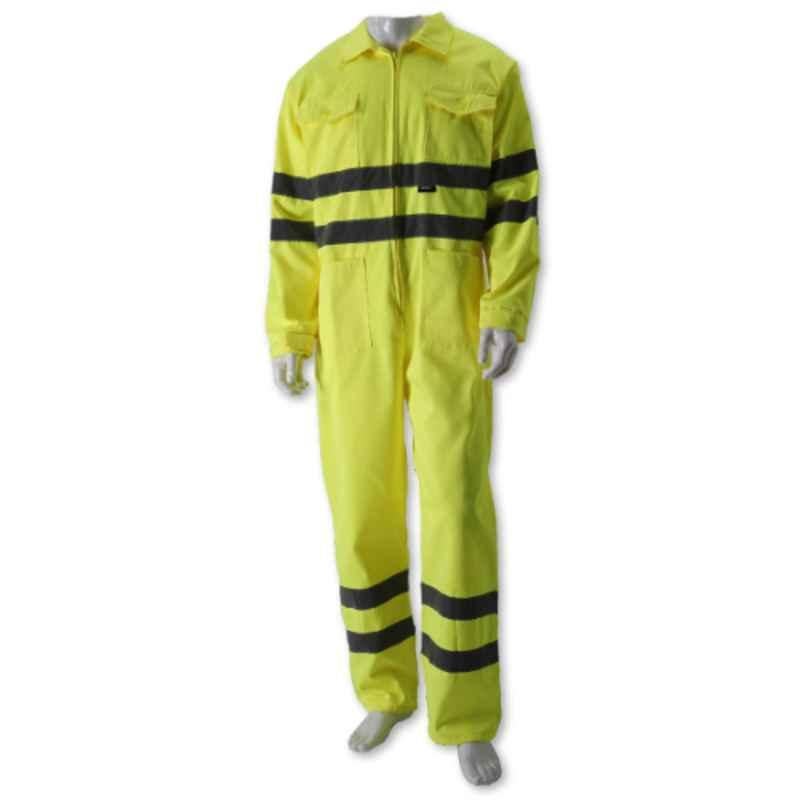 Vizwell Cotton & Polyester Flor Green Coverall Size: XL