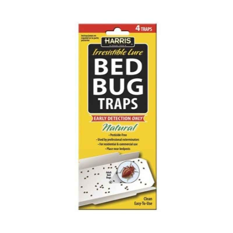 Harris Irresistible Lure Bed Bug Traps, 5458179220118 (Pack of 4)