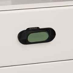 Plantex Knobs for Drawer/Drawer Knobs/Oval Knob for Cabinets/Drawer Handle/Pull-Push Knob for Kitchen/Bedroom Drawers SH-432, DC-Black & Green