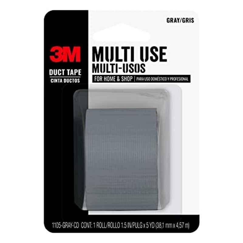 3M Scotch 5 yard Grey Duct Tape, 1105-GRAY-CD