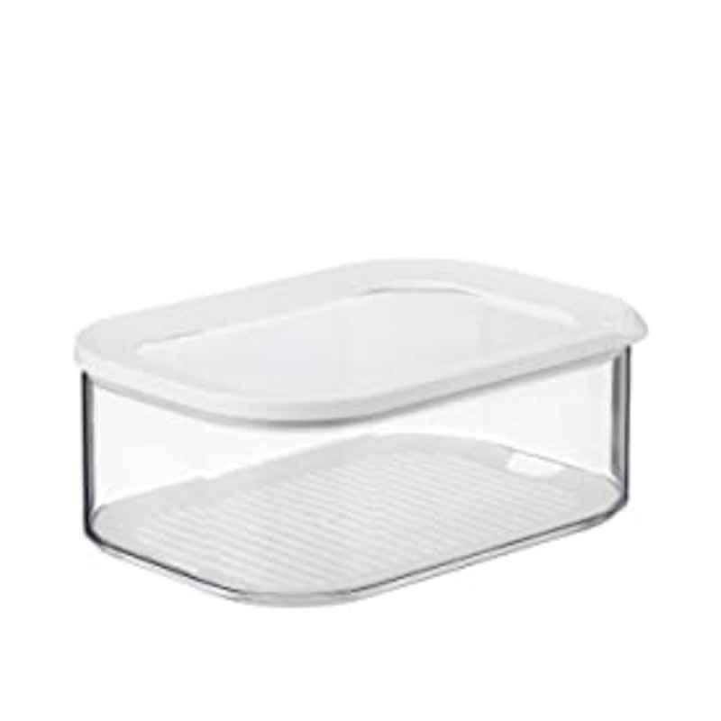 Mepal Rosti Modula 2000ml Acrylic White Storage Box with Clear Lid, RST69340