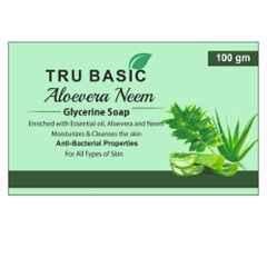 Tru Basic 100g Aloe Vera Neem Soap with Glycerine, CLITR0012025