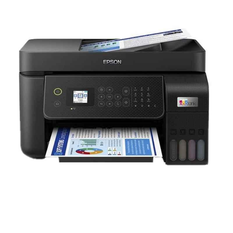 Epson Eco Tank L5290 Black Compact A4 Colour 4-in-1 with ADF Office Ink Tank Printer, C11CJ65409
