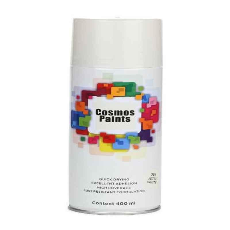 Cosmos 400ml Jetta White Spray Paint, COS-384 (Pack of 6)