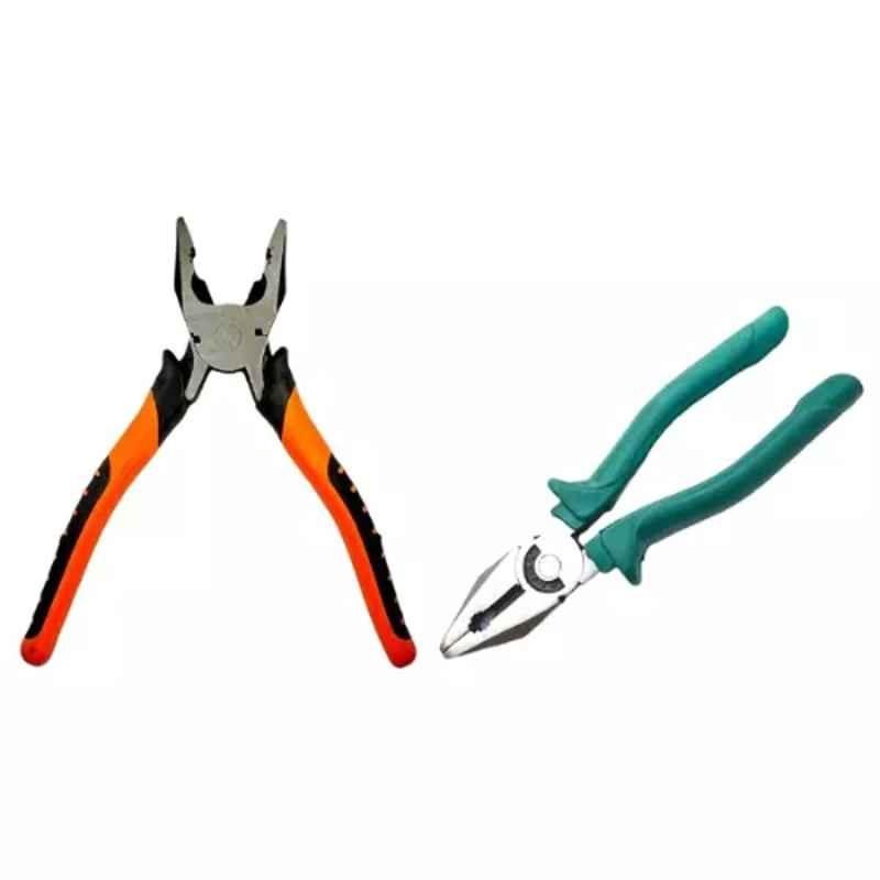 Sky Blue 2 Pcs 7.8 inch Lineman Plier Combo, SBE_PLIER_COMBOS_COMBO_367