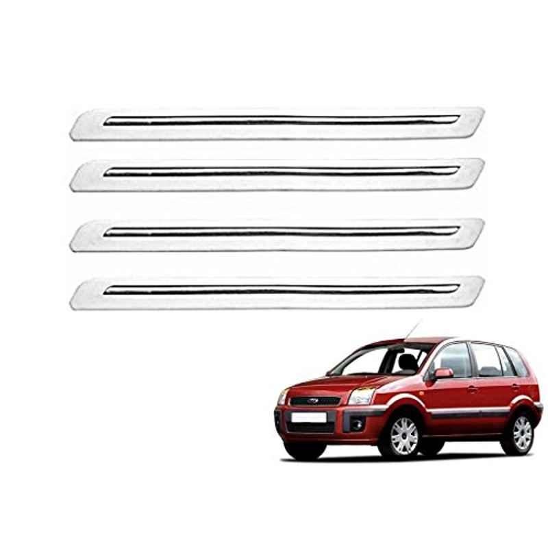 Kozdiko 4 Pcs White Car Bumper Protector Set for Ford Ikon
