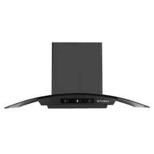 Faber Zeal 1500m3/hr 90cm Black Heat Autoclean Wall Mounting Chimney, 320.0740.035