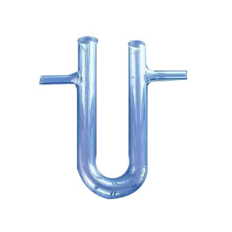 Rasayan 125x15ml Calcium Chloride U Tube with Side Tube & Interchangeable Stopper, 33401