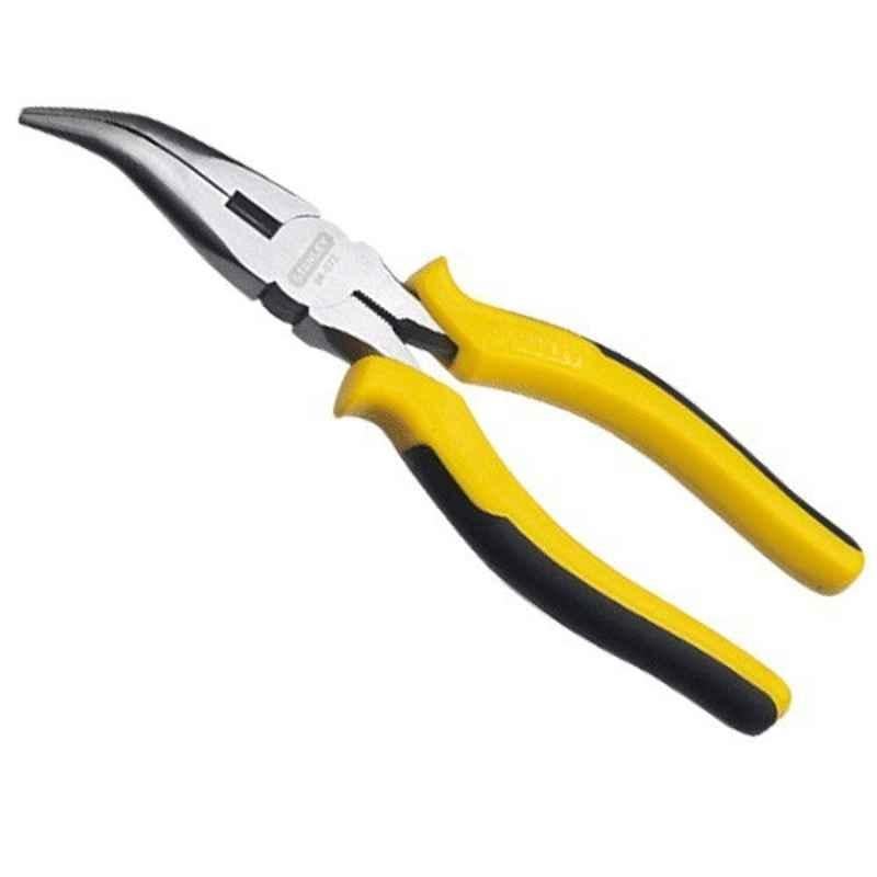 Stanley 200mm Carbon Steel Curved Long Nose Pliers, STHT84072-8