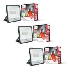 Murphy Genxt 80W 6500K Aluminium Cool White LED Flood Light for Outdoor (Pack of 3)