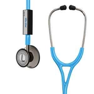 Lifeline Max III Stainless Steel Light Blue Dual Side Diaphragm Chest Piece Stethoscope with 2 Way Tube, STH002-LB