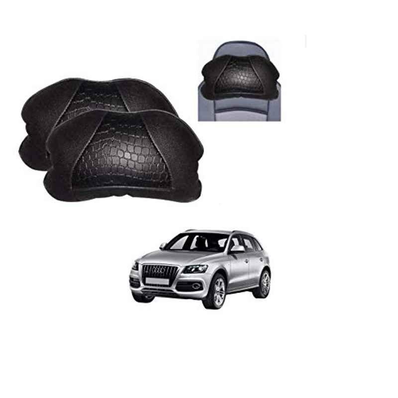 Kozdiko 2 Pcs Black Neck Rest Cushion Pillow Set for Audi Q5