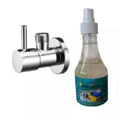 Fastgear Turbo Stainless Steel Silver Chrome Finish Angle Valve, FG2284
