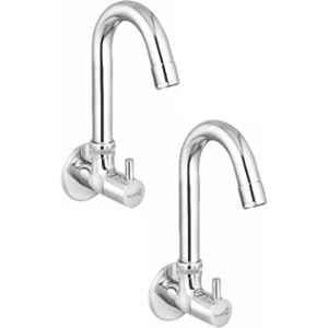 Prestige Dove Brass Chrome Finish Sink Cock (Pack of 2)