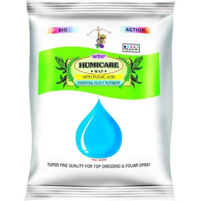 Agricare Humicare 1kg Pure 65% Humic Salt, 15% Fulvic Acid & 13% K₂O WS Crystal