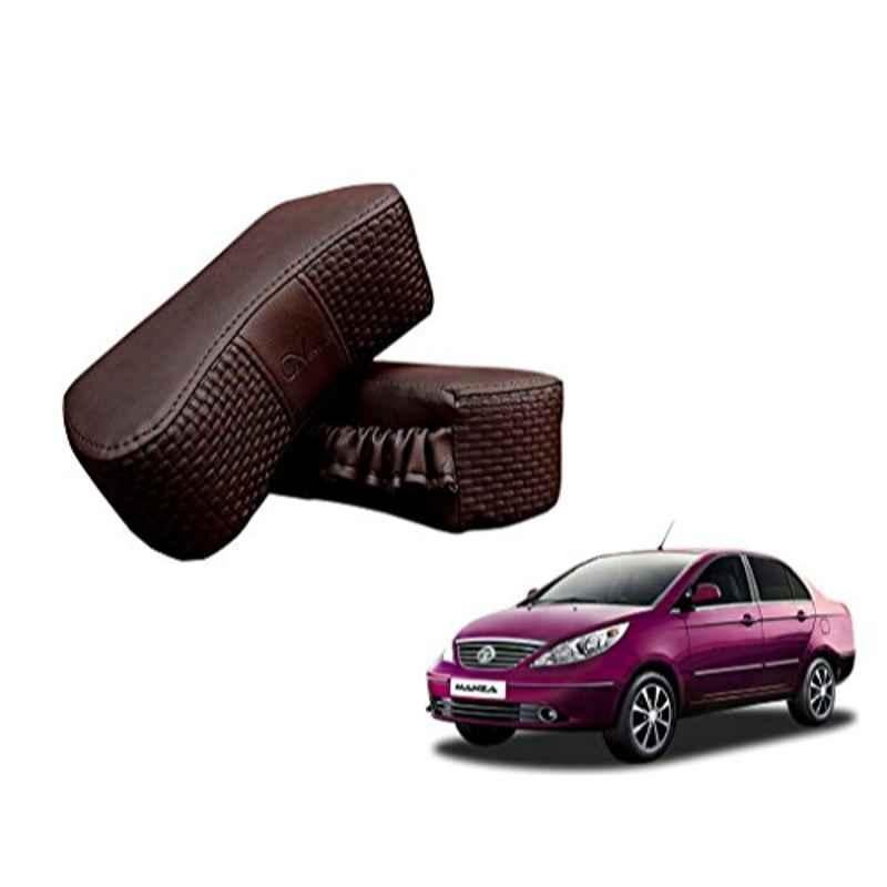 Kozdiko 2 Pcs Memory Foam Cola Neck Rest Cushion Pillow Set for Tata Manza