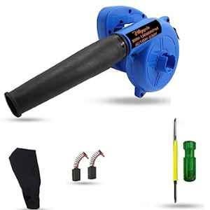Hillgrove 800W Plastic Blue Electric Air Blower with Carbon Brushes & 2 in 1 Screwdriver, HGCM1032