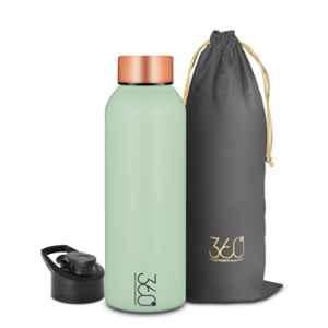 The Better Home Borosilicate Glass Water Bottle with Sleeve 550ml