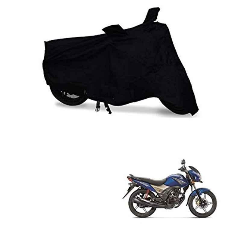 Kozdiko Matty Black Bike Body Cover for Honda-cb-Shine-sp, kozd_21334