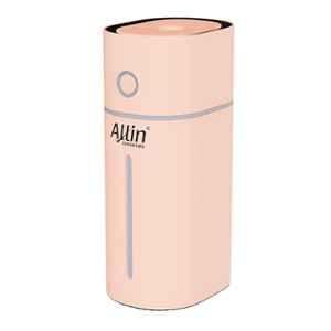 Allin 160ml Pink USB Portable Mini Ultrasonic Air Purifier Cum Humidifier with LED Light, RYF-H1