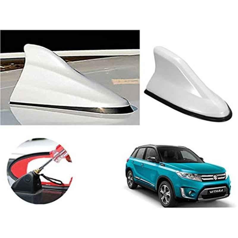 Auto Pearl ABS White Universal Replacement Shark Fin Car Roof Antenna For Fiat Grand Vitara