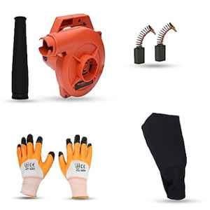 Walkers 800W Plastic Red Electric Air Blower with Carbon Brushes & Gloves, WKCB244