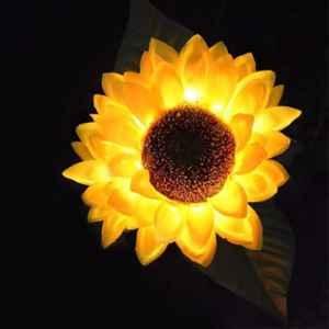 Gigalumi GL-917 10 LED Warm White BIS Approved Solar Sunflower Light with 600mAh Battery & 2V Panel