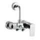 Jaquar Kubix Prime Chrome Single Lever Wall Mixer 3-in-1 with Legs & Wall Flange, KUP-CHR-35125PM