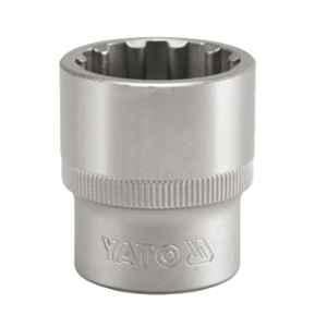 Yato 22mm 1/2 inch Drive CrV Spline Socket, YT-1474