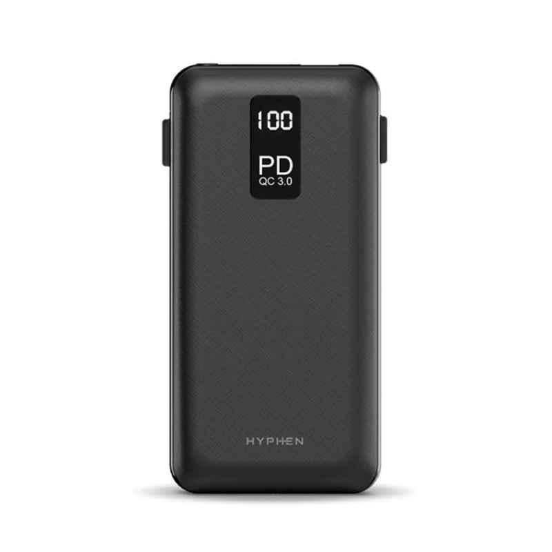 Hyphen X Series 20000mAh Black Power Bank