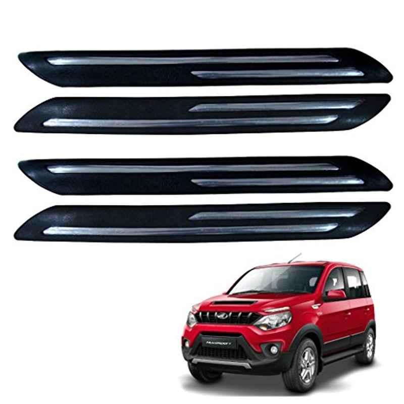 Kozdiko 4 Pcs Double Chrome Bumper Protector Set for Mahindra Nuvo Sport