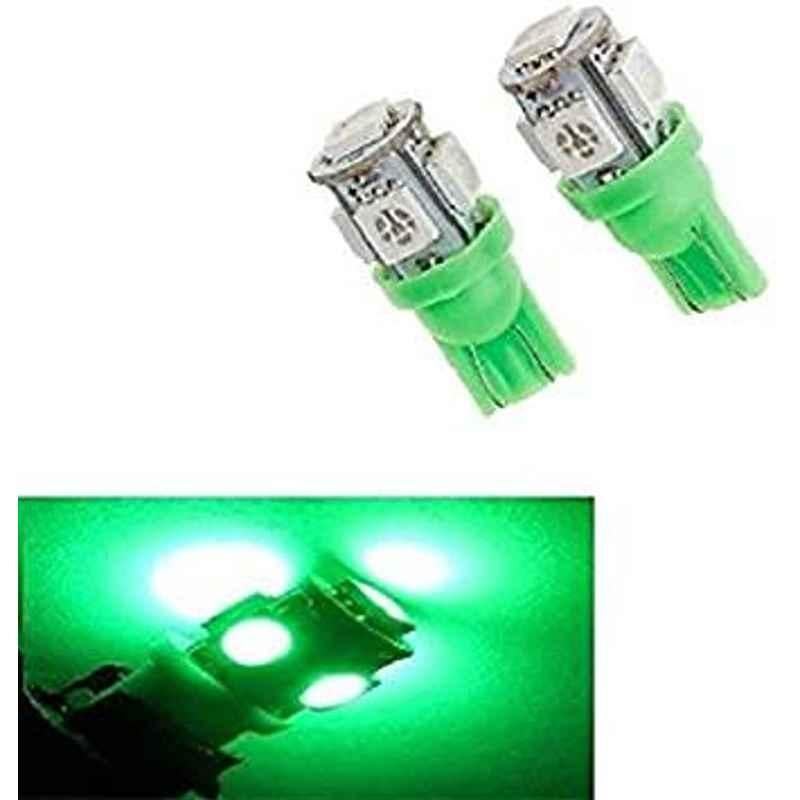 Meenu Arts 5 SMD (Green) LED Parking Bulb Pilot Light/License Plate car Lights for Maruti Suzuki Eeco (PAIR/DC-12V)