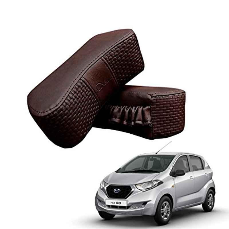 Kozdiko 2 Pcs Memory Foam Cola Neck Rest Cushion Pillow Set for Datsun Redi Go