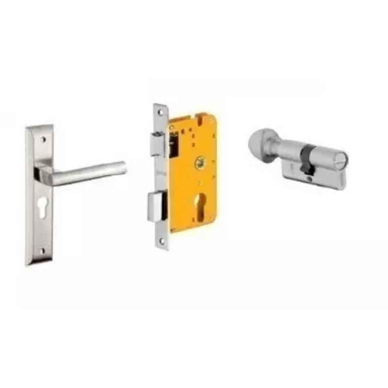 Dorset HL Series Cara 60mm Stainless Steel Patina Finish Door Handle Lock Set with Coin & Knob (Pack of 2)