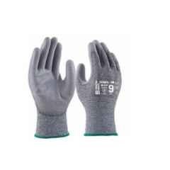 Tungsten Safety TEREX-3B PU Coated Grey Silicone Free Safety Gloves, Size: 9 (Pack of 600)