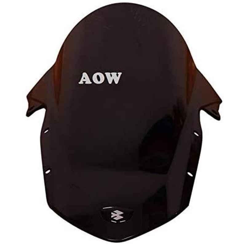 AOW Unbreakable Polycarbonatee with UV Ray Protection Visor Glass for Bajaj Pulsar 220 cc