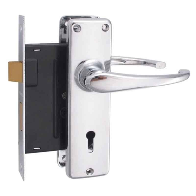 3x2.5 inch Chrome Aluminium & Zinc Alloy Mortise Lock, J682-95