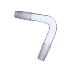 ABGIL B-14 Borosilicate 3.3 Glass Glossy Smooth Finish Recovery Bend Sloping Adapter, ABG454