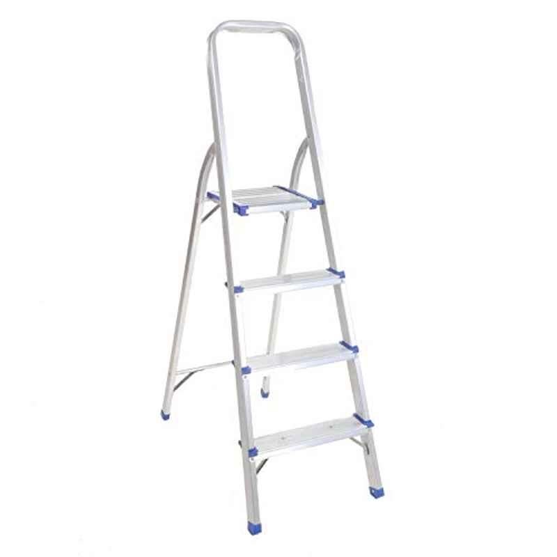 4 Steps Aluminum Ladder-Silver