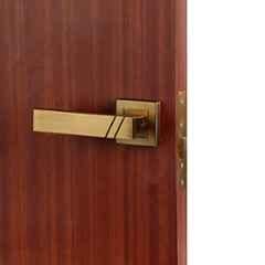 Handle Waala Sierra Stainless Steel Antique Brass Finish Heavy Duty Mortise Lock Set with Bolt Latch