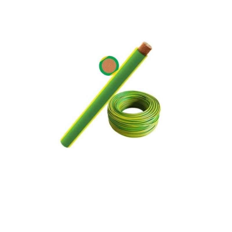 RR 90m 1mm Pure Copper Single Core Yellow & Green Multi Strand Flexible Cables