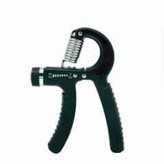 QUIT-X 8.3cm 5-60kg Black Exerciser Adjustable Resistance Hand Fitness Grip
