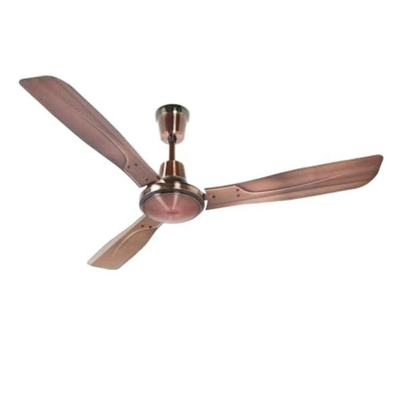 Crompton Luxian Infinia 55W 370rpm Antique Copper 3 Blade Ceiling Fan, CFLXINF48TWG1S, Sweep: 1200 mm