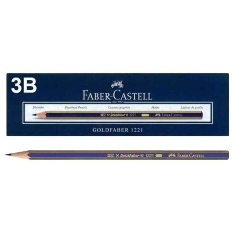 Faber Castell GOLDFABER 1221 3B Graphite pencil, 112503