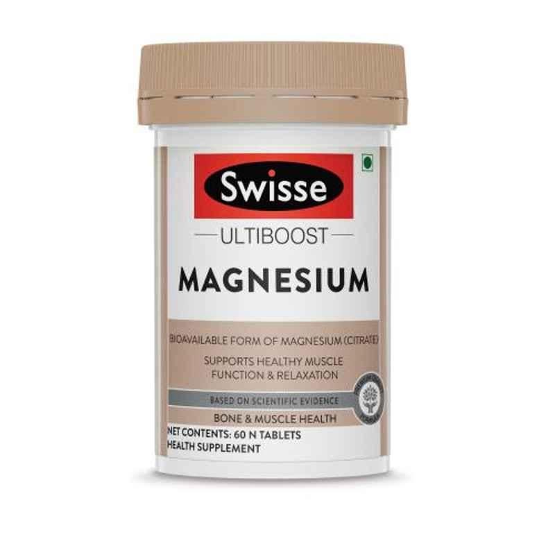 Swisse 60 Pcs Ultiboost Magnesium Tablets for Immunity, HHMCH9535310602