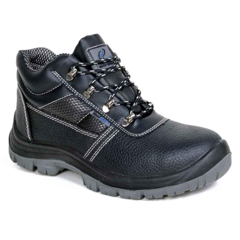 Vaultex AHV Steel Toe Black Safety Shoes, Size: 45