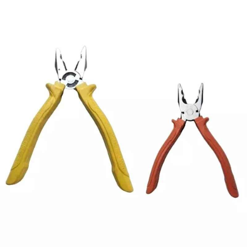 Sky Blue 2 Pcs 7.8 inch Lineman Plier Combo, SBE_PLIER_COMBO_MOD_01537