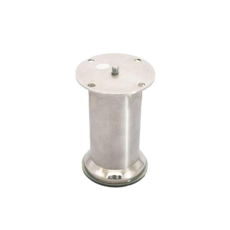RAB 3 inch Stainless Steel Silver Matt Finish Heavy Plate Round Sofa Leg (Pack of 2)-picture-31