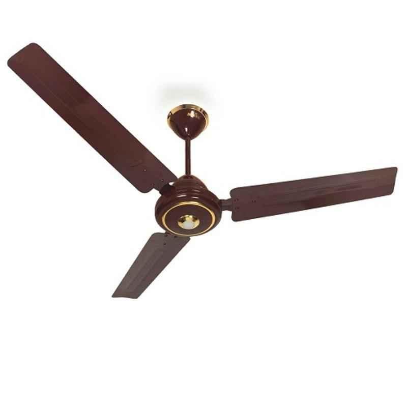 Maya DC Eco Tech 30W Brown Solar BLDC Ceiling Fan without Remote, Sweep: 1200 mm